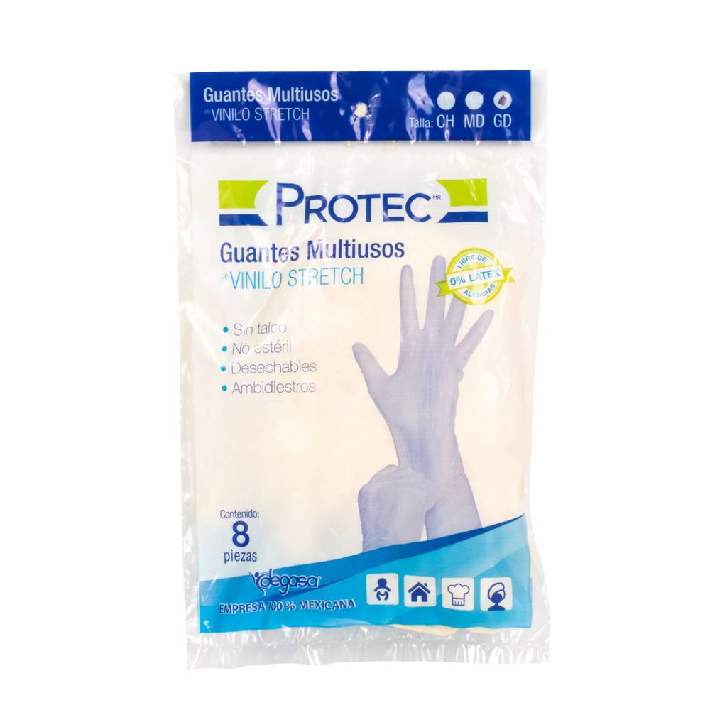 Protec · Guante multiusos de latex (100 g)