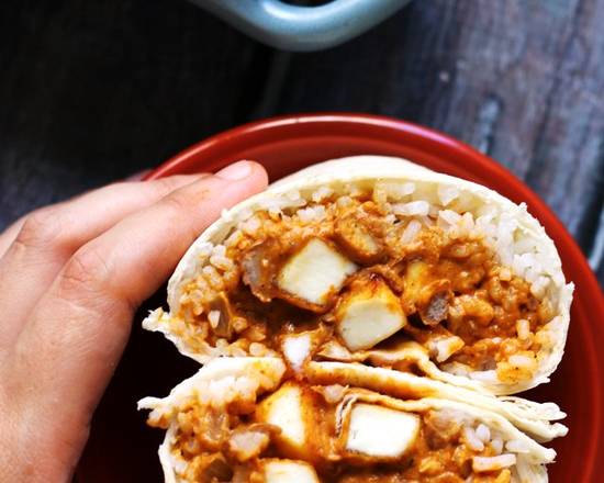 Paneer burrito
