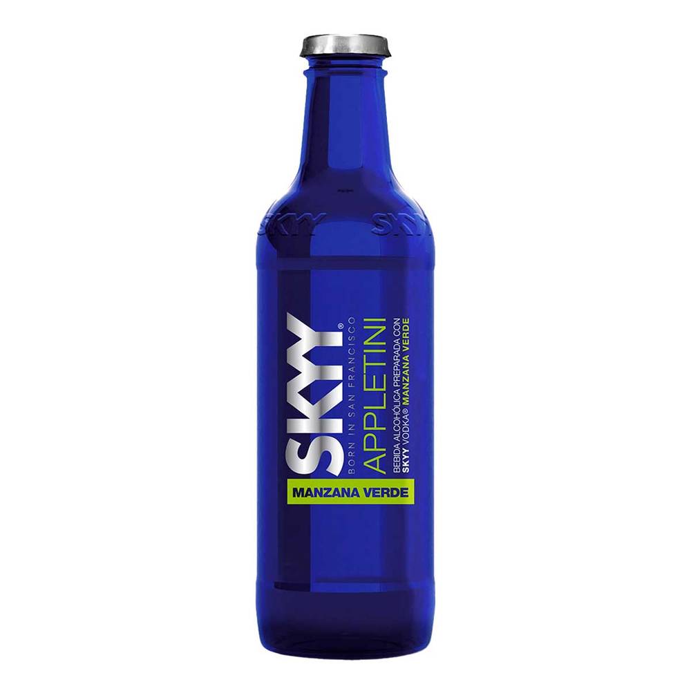 Skyy Vodka · Bebida preparada con vodka, manzana verde (275 ml)