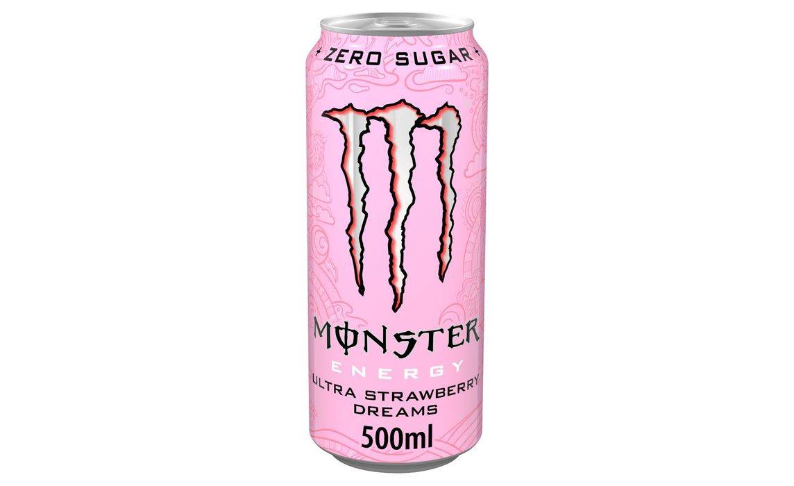 Monster Energy Drink Ultra Strawberry Dreams Zero Sugar 500ml (407514)