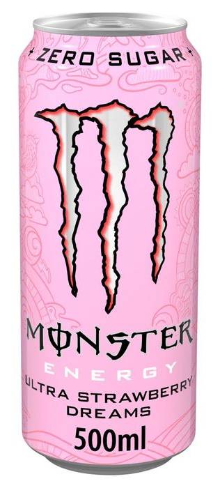 Monster Energy Drink Ultra Strawberry Dreams Zero Sugar 500ml (407514)