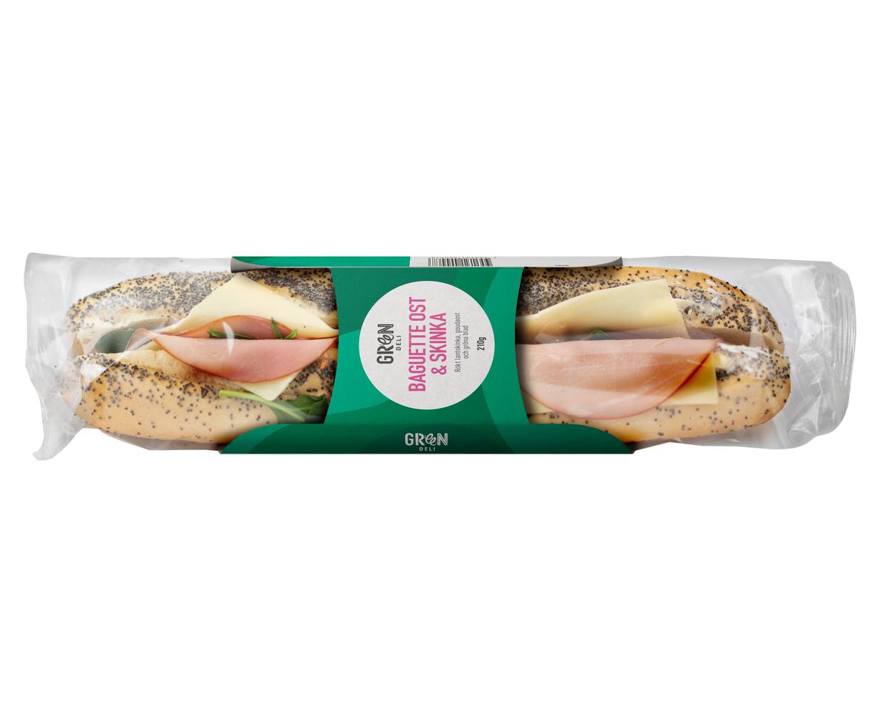 BAGUETTE OST OCH SKINKA 210G