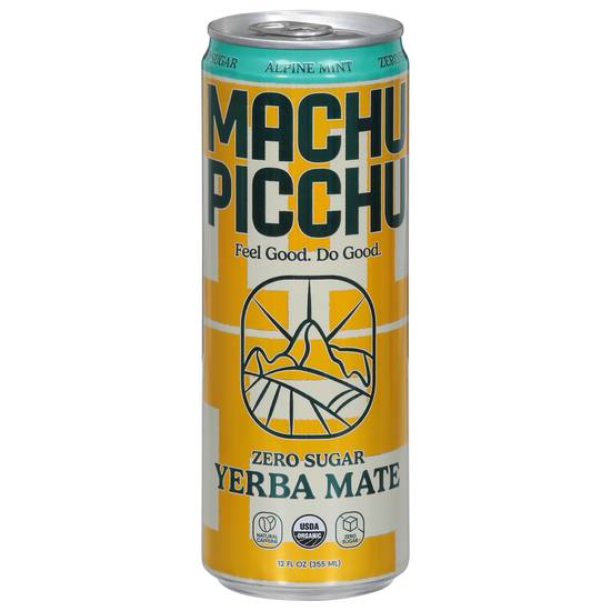 Machu Picchu Yerba Mate Energy Drink (12 fl oz) (alpine mint)