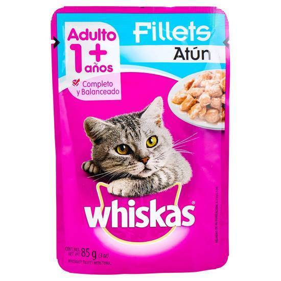 Whiskas alimento húmedo para gato fillets de atún