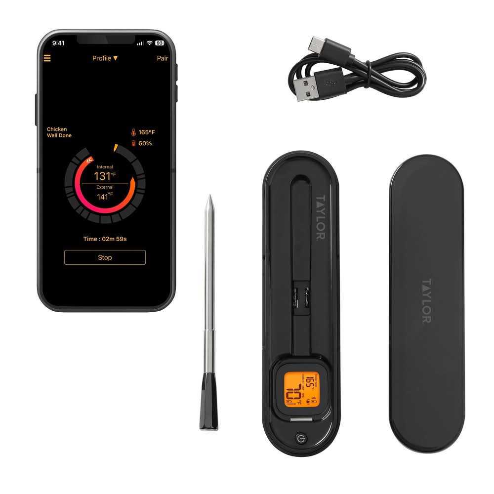 Taylor Wireless Digital Cooking Kitchen Meat Thermometer