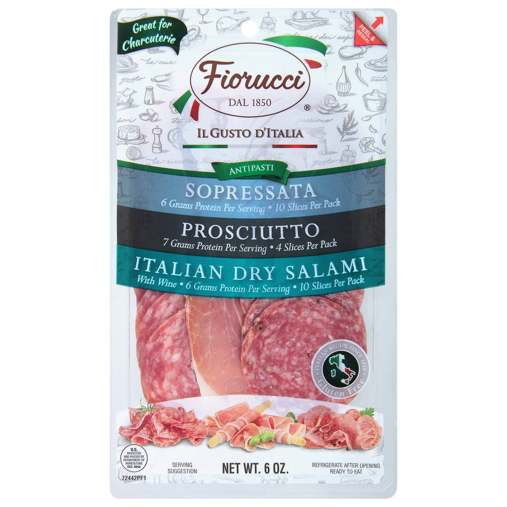 Fiorucci Charcuterie Salami (6 oz, 4 ct)