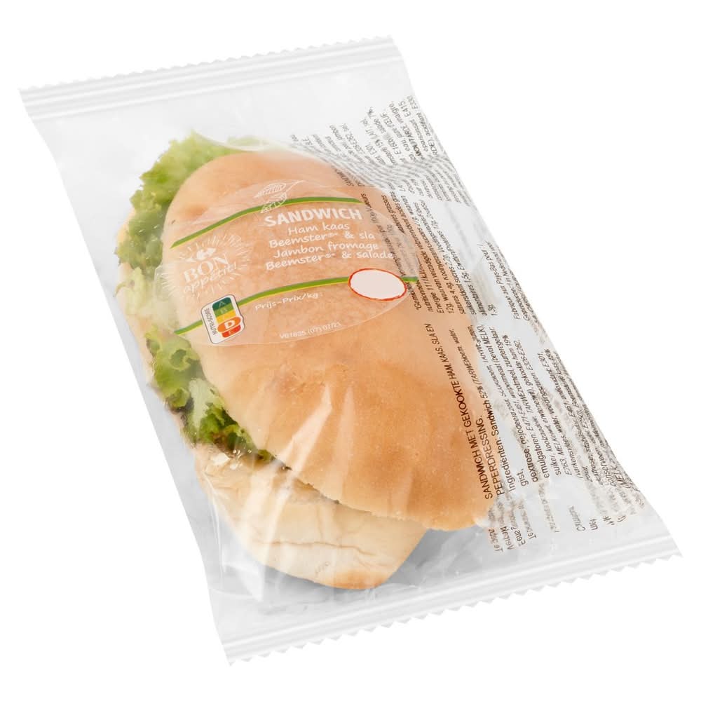 Carrefour Sandwich Jambon Fromage Beemster & Salade 125 g