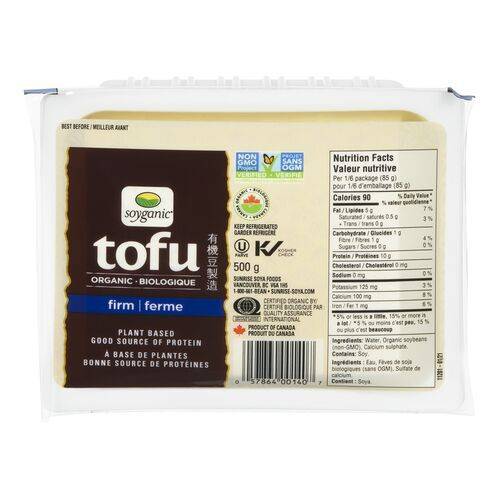 Soyganic ferme (500 g) - firm tofu (500 g)