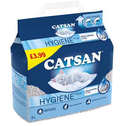 Catsan Cat Litter Pm Â£3.99 * 5 ltr
