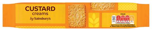 Sainsbury's Custard Creams Biscuits (200 g)