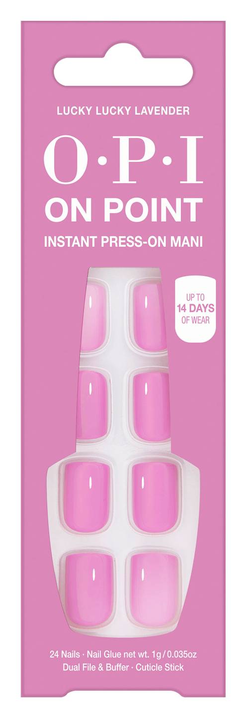 OPI Press-On Nails, Lucky Lucky Lavender (24 ct)