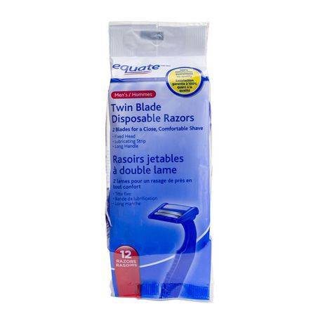 Equate Twin Blade Disposable Razors (12 units)