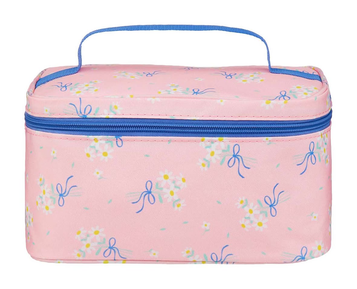 Accessory Choices Summer Floral Print Travel Storage Case, Pink