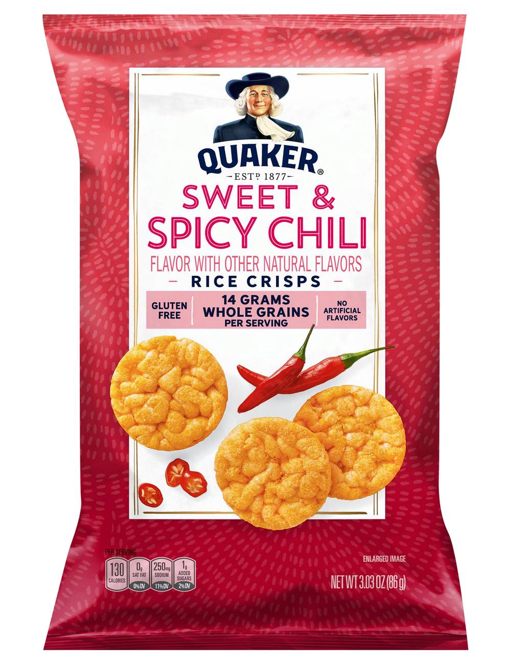 Quaker Rice Crisps, Sweet-Spicy Chili (3.03 oz)