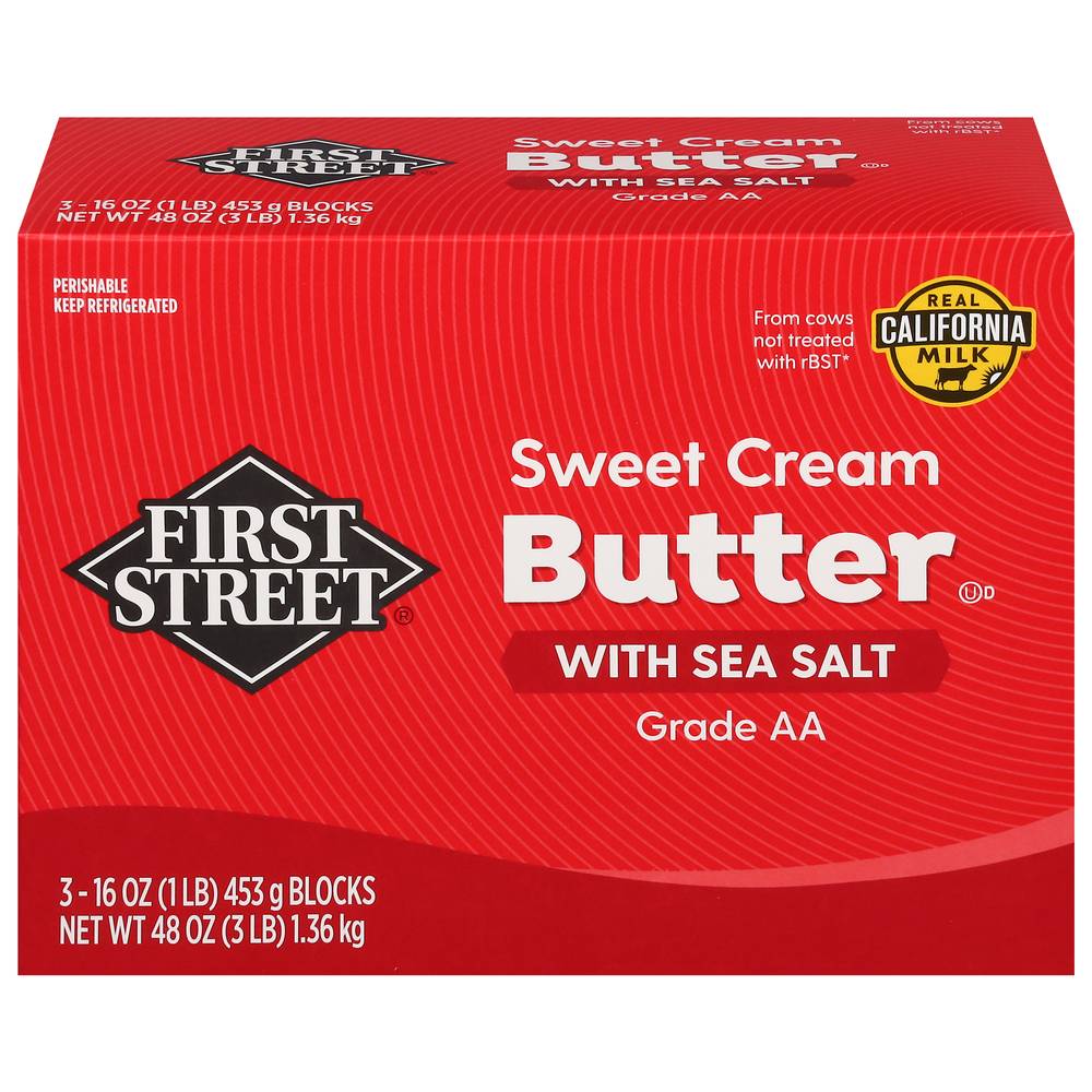 First Street Butter, Sea Salt (40 oz)