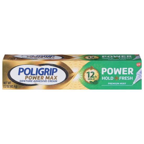 Poli Grip Denture Adhesive Cream Hold + Fresh