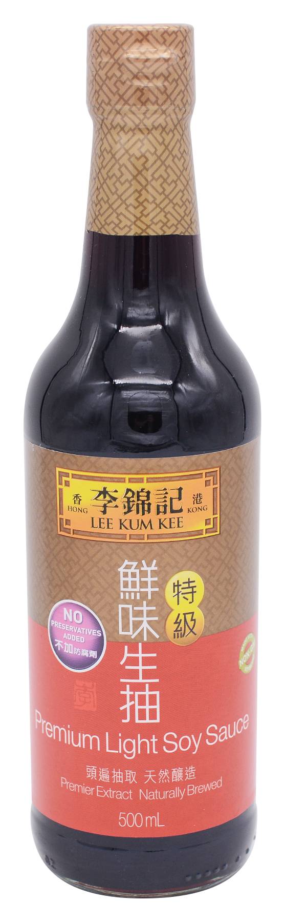 Lee Kum Kee Premium Light Soy Sauce (500ml)