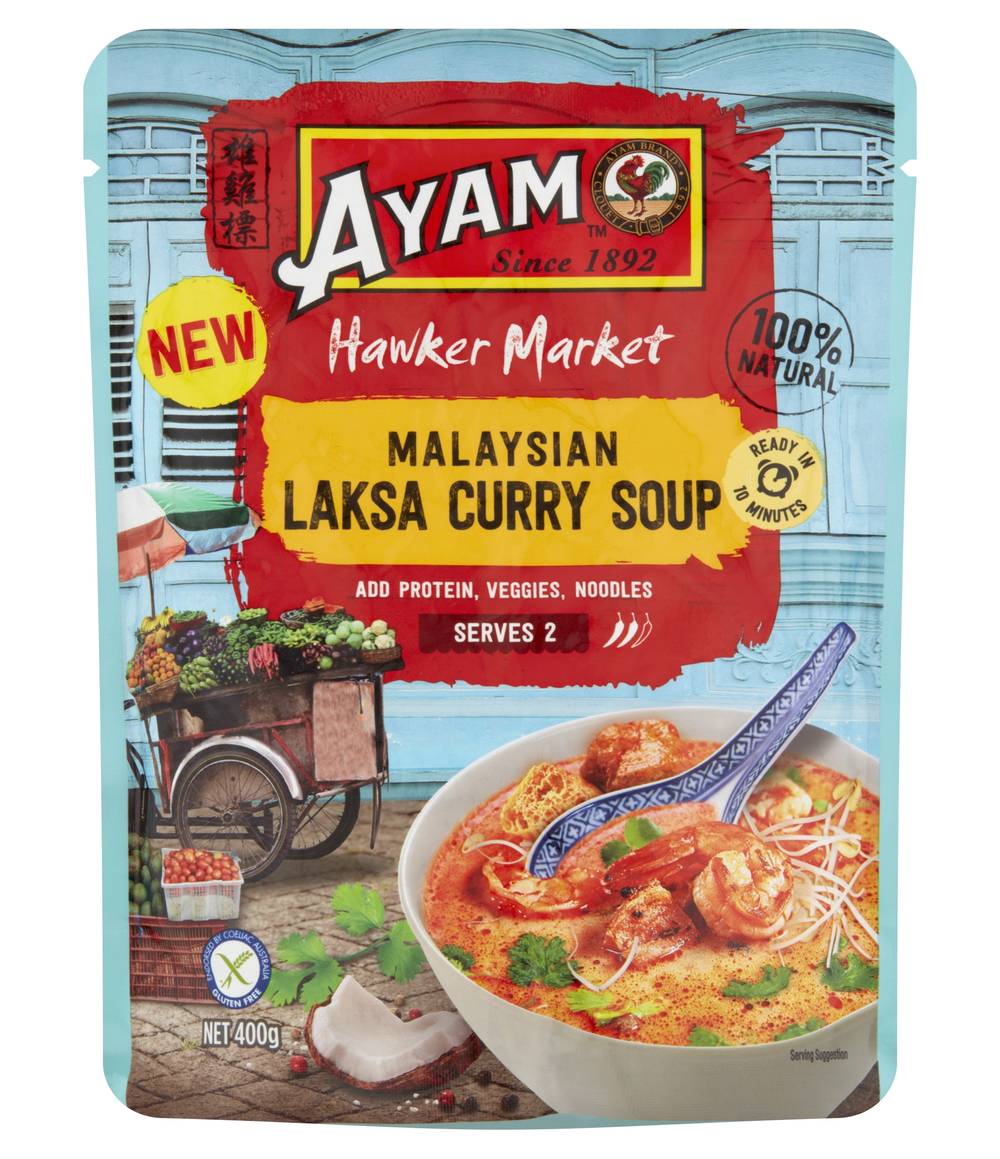 Ayam Malaysian Laksa Curry Soup (400g)