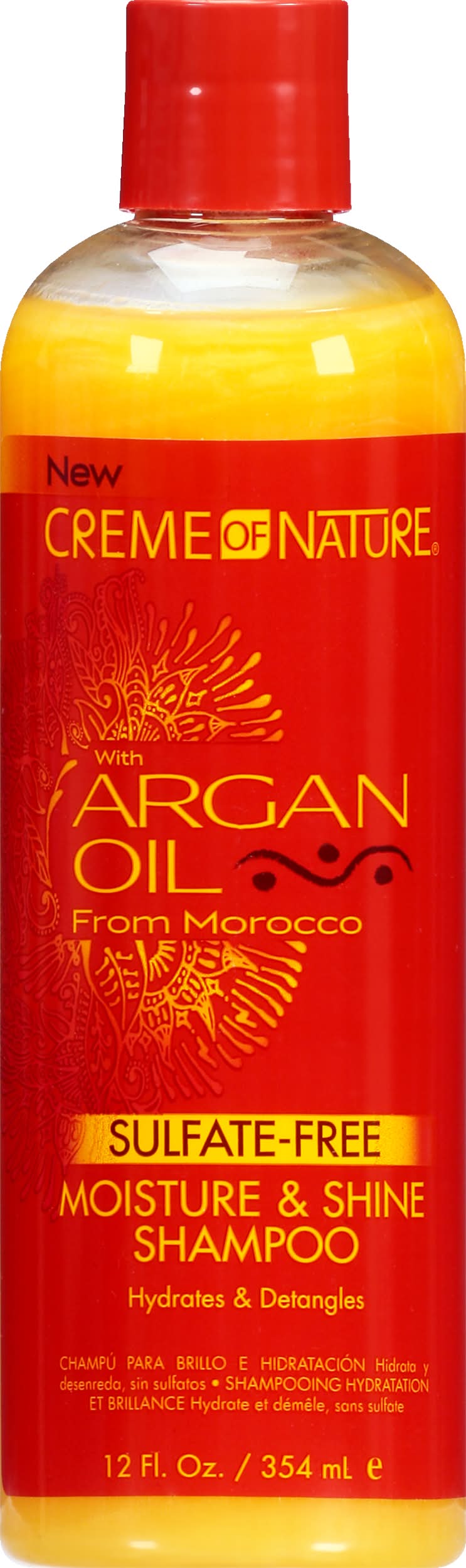 Creme of Nature Moisture & Shine Shampoo, Argan (12 fl oz)