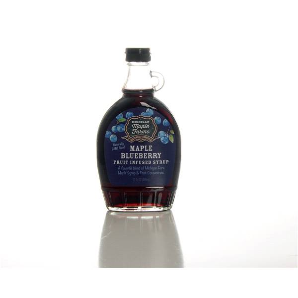 Michigan Maple Farms Maple Fruit Infused Syrup, Blueberry (12 fl oz)