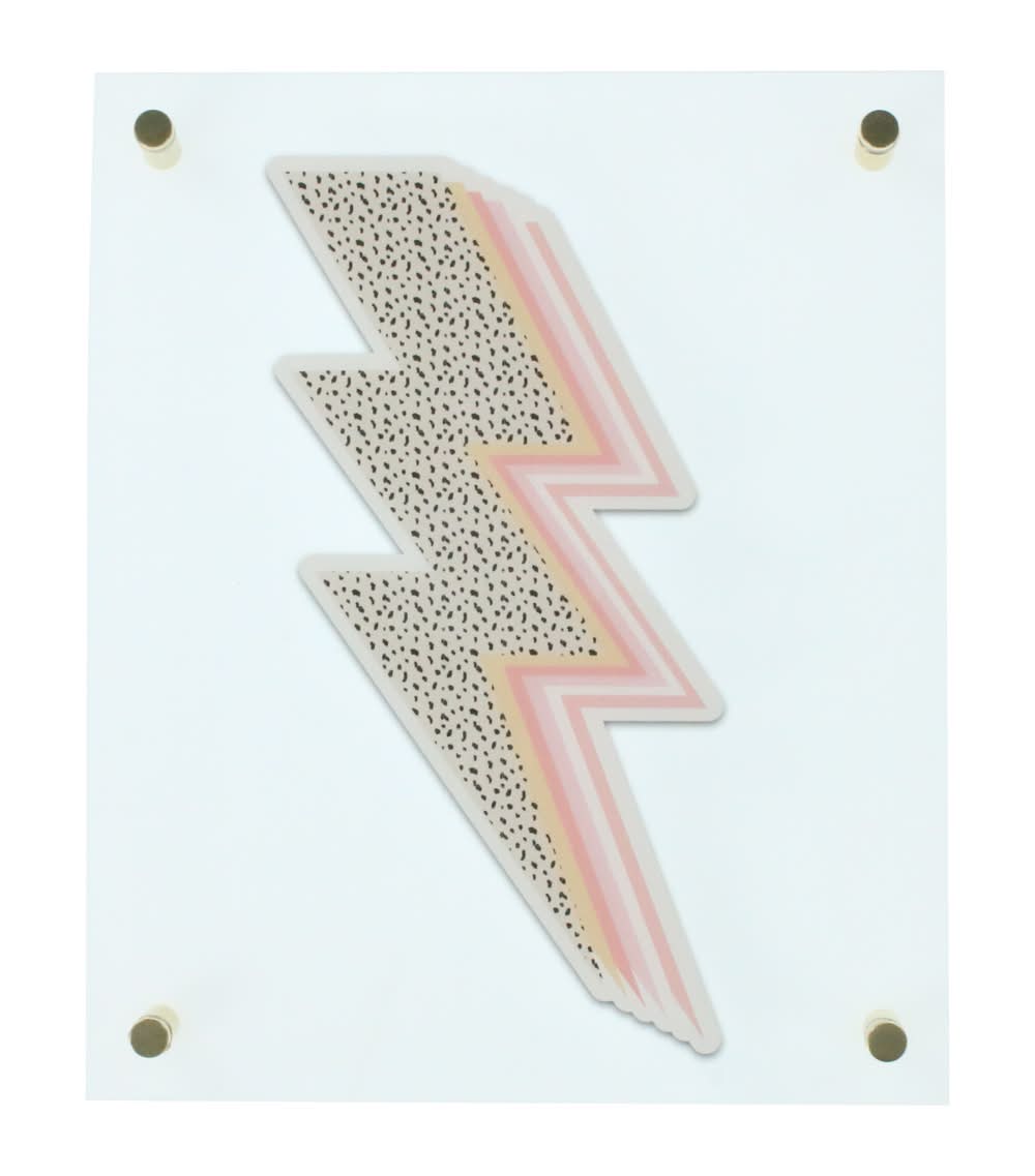 Do What Makes You Happy' Acrylic Wall Art 10in x 12in Lightning