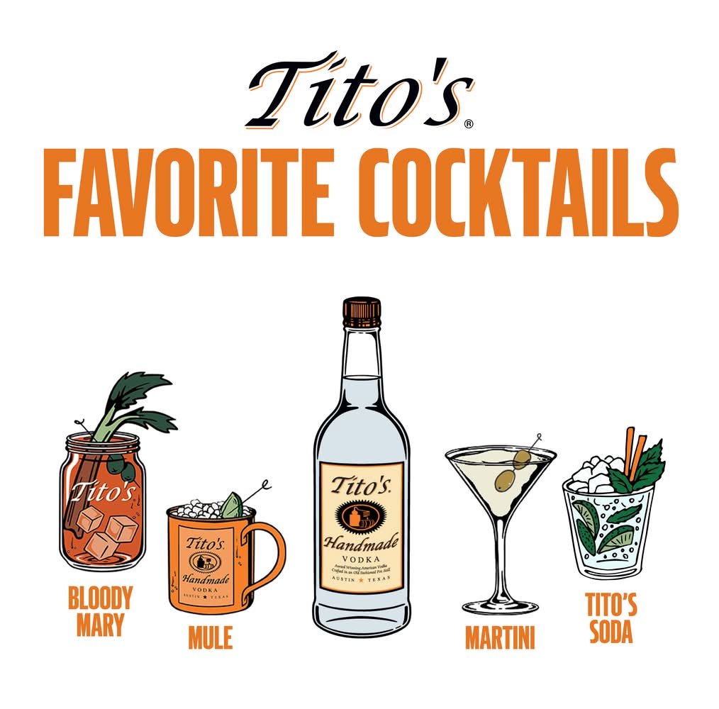 Tito's Handmade Vodka (375 ml) | Postmates