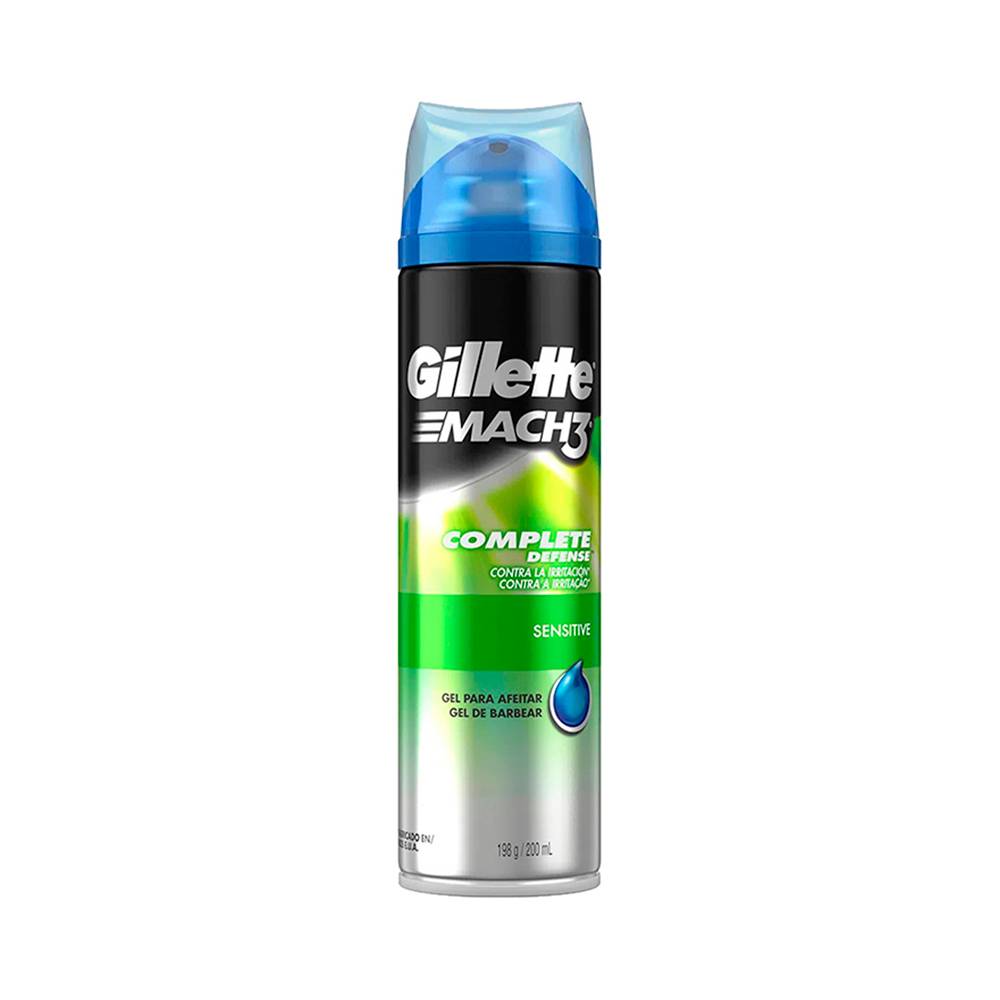 Gillette gel para afeitar series sensitive (aerosol 198 g)