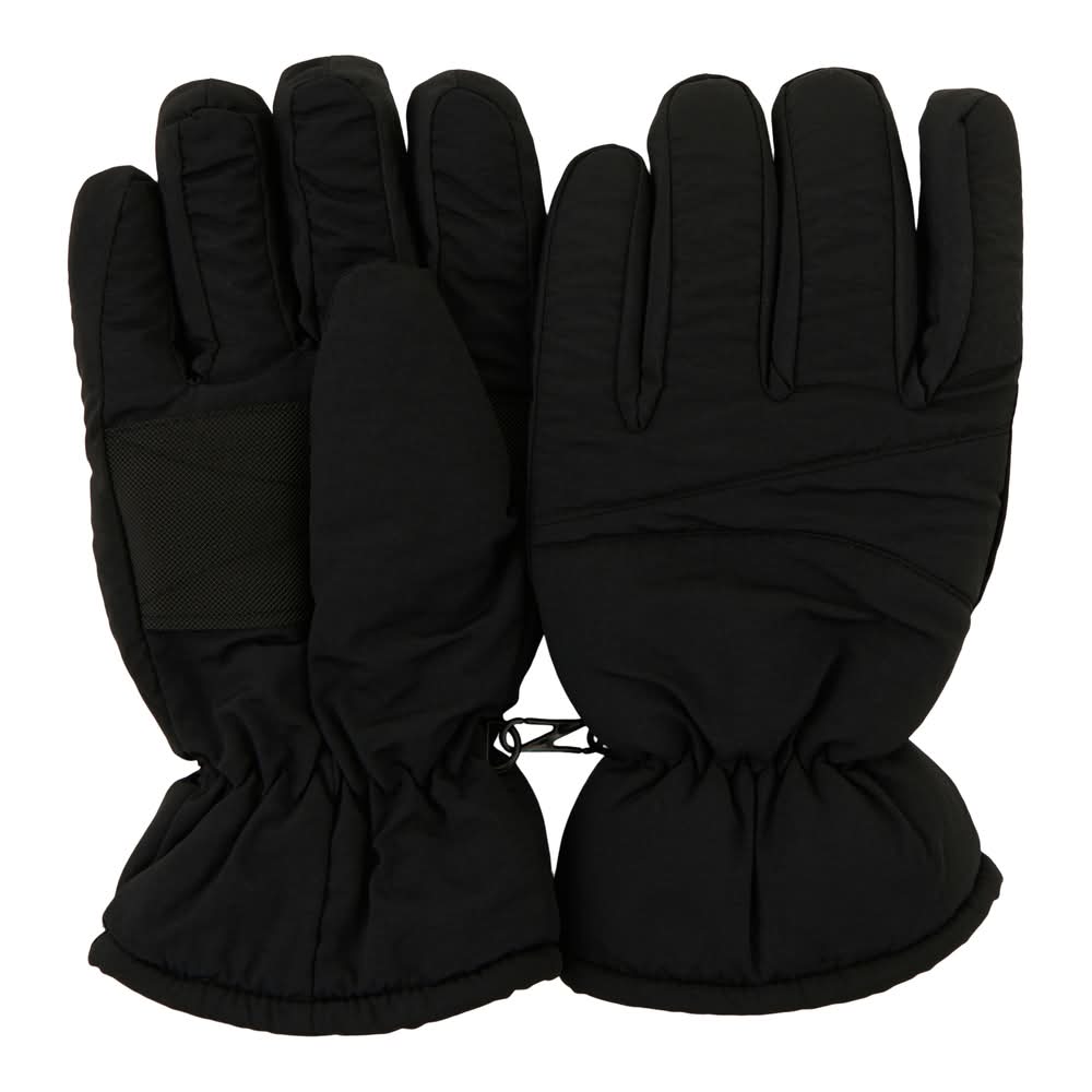 Boys' Ski Gloves (7-14, Black)
