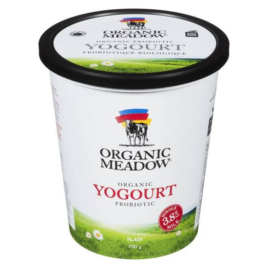 Organic Meadow Organic Yogurt Plain 3.8% (750 g)
