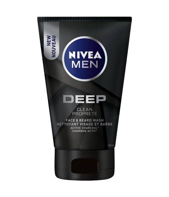 Nivea Men Deep Face&Beard Wash (100 ml)