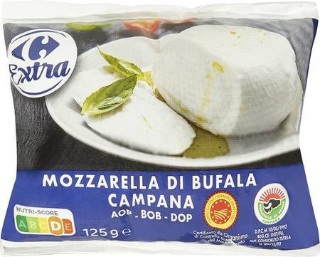 Carrefour Extra - Mozzarella de bufflonne de campanie AOP