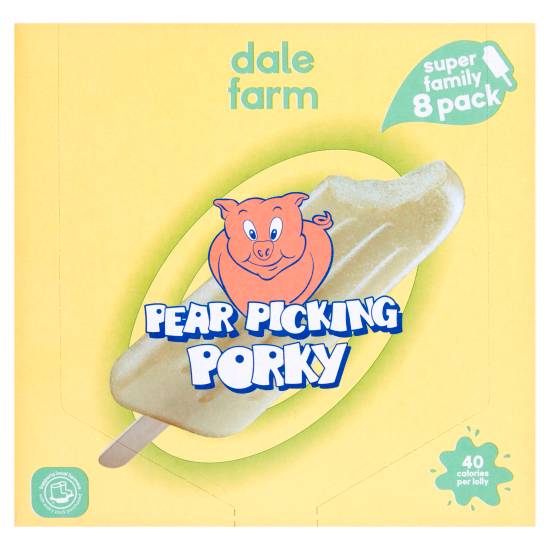 Dale Farm 8 Pear Picking Porky Flavour Lollies 440ml