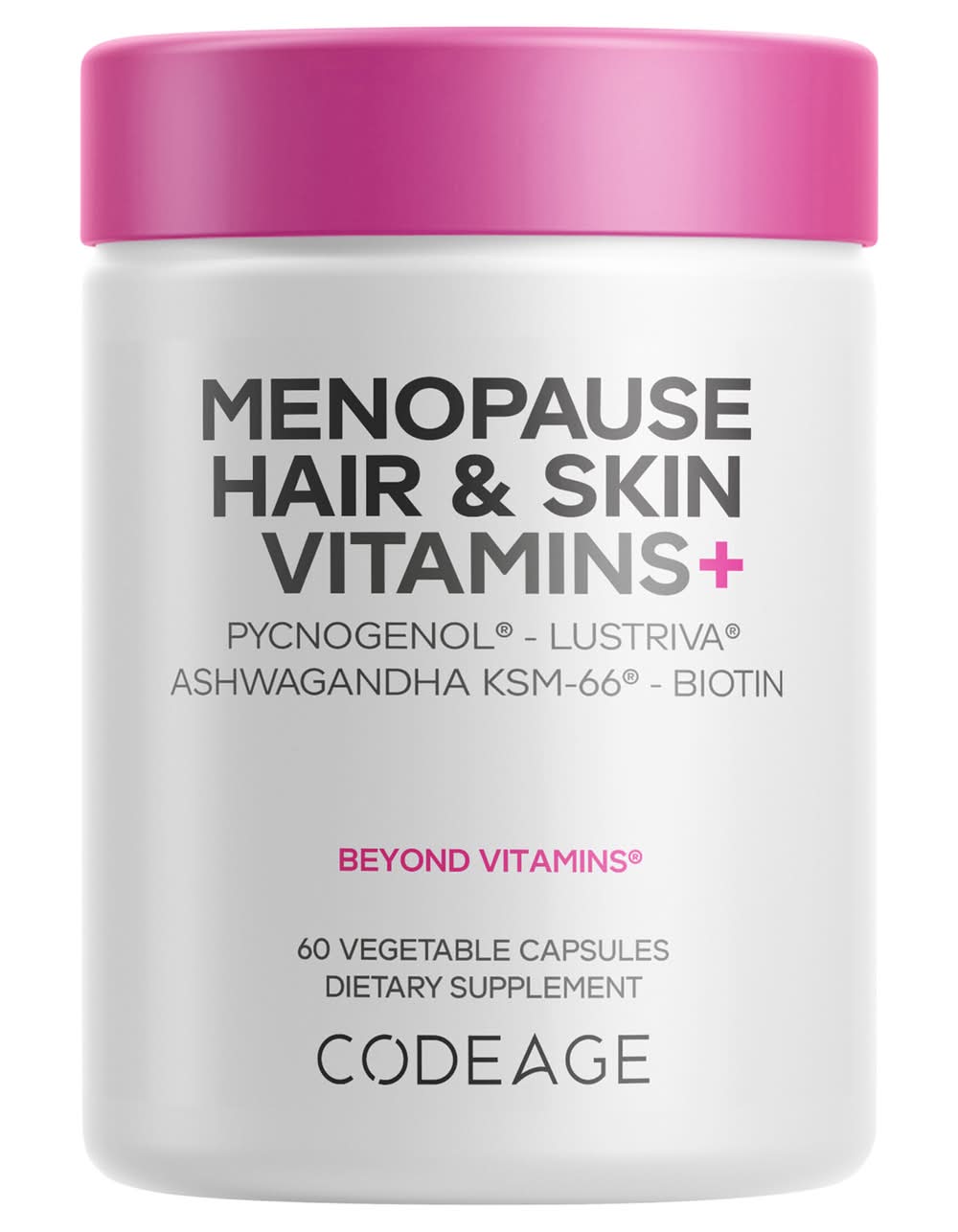 Codeage Beyond Vitamins Menopause Hair & Skin Vitamins+ (60 ct)