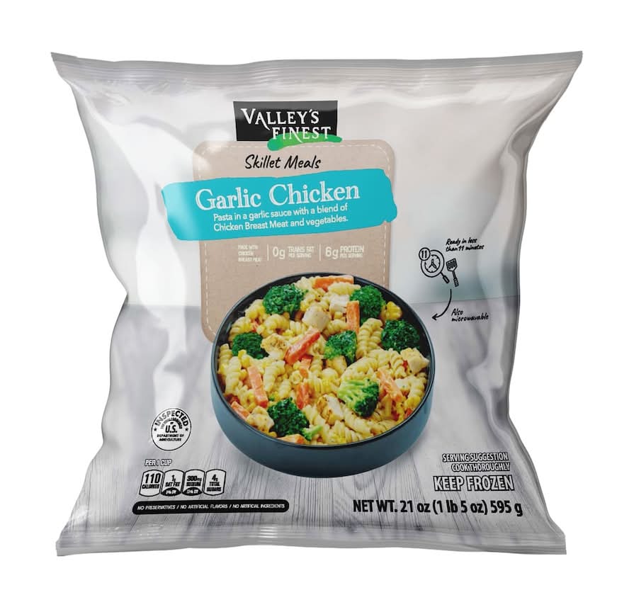 Valley's Finest Skillet Meals, Garlic Chicken (21 oz)