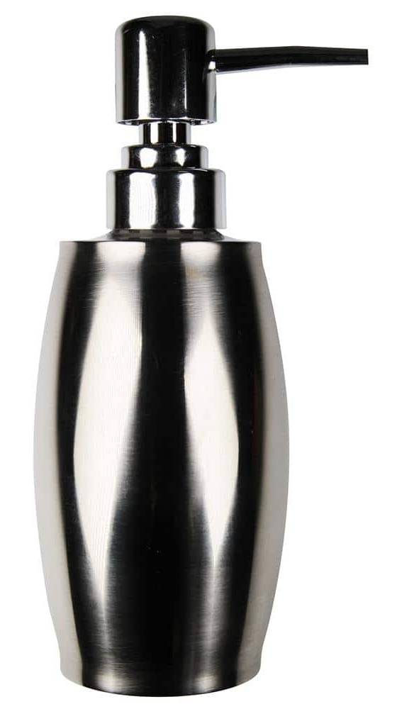 Glacier Bay Mirror Finish Stainless Steel Metal 12 Oz. Countertop Soap Dispenser