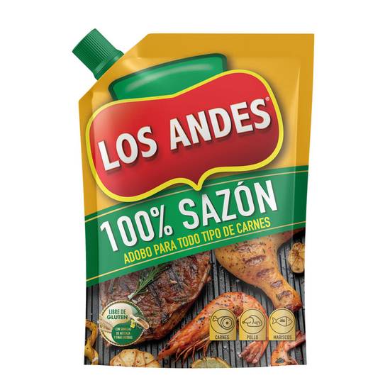 100% SAZON LOS ANDES DOY PACK 200 GR