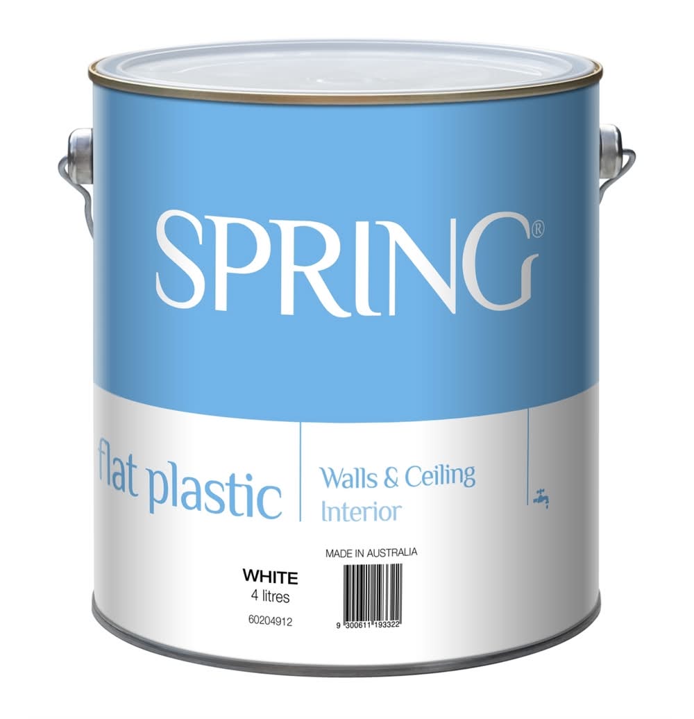 Spring 4L Flat White Interior Paint - 4L