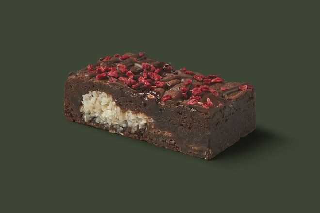 Raspberry & Coconut Brownie