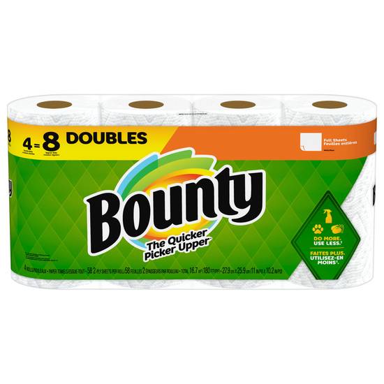 Bounty Full Sheet White 2 Ply Paper Towels