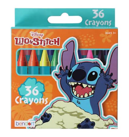Character Crayons 36-Count Stitch
