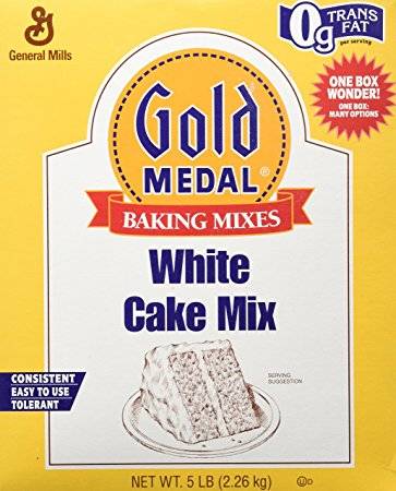 General Mills - White Cake Mix - 5 lbs