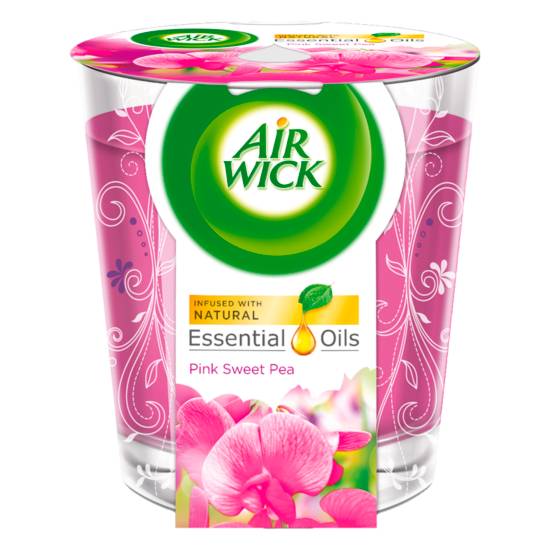 Air Wick Candle Pink Sweet Pea (105g)