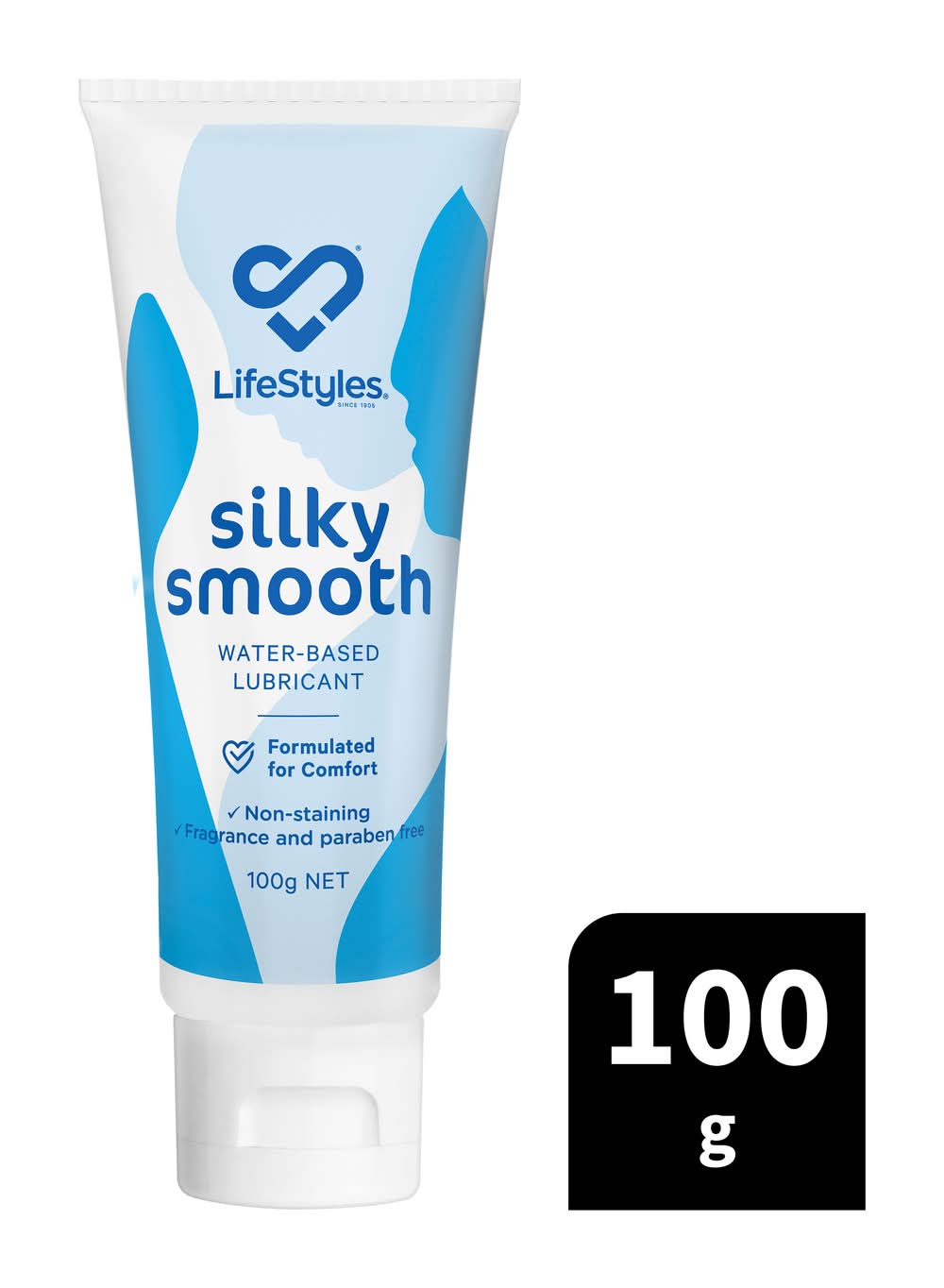 LifeStyles Silky Smooth Water Based Lubricant (100g)