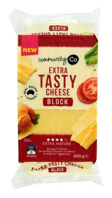 Community Co Extra Tasty Cheese Block Lite (500g)
