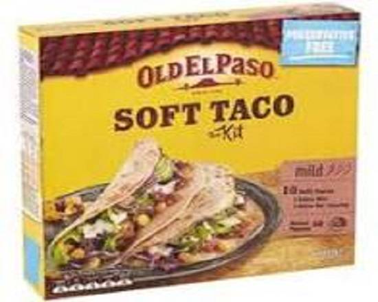 Old El Paso Soft Taco Kit Box 405g