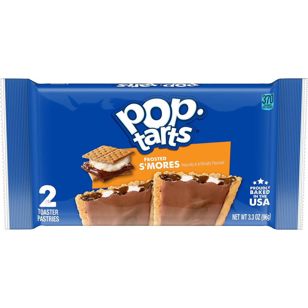 Pop-Tarts Frosted Toaster Pastries, S'mores (3.67 oz, 2 ct)