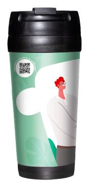 Mug Reuso Sostenibilidad 470ml