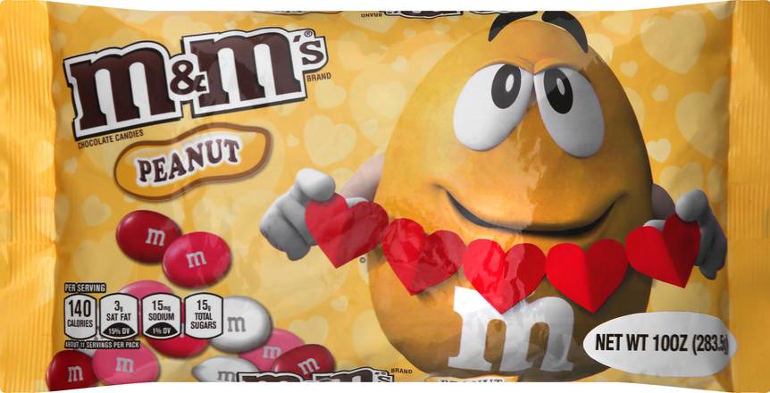 Save on M&M's Peanut Chocolate Candies Valentine Order Online Delivery