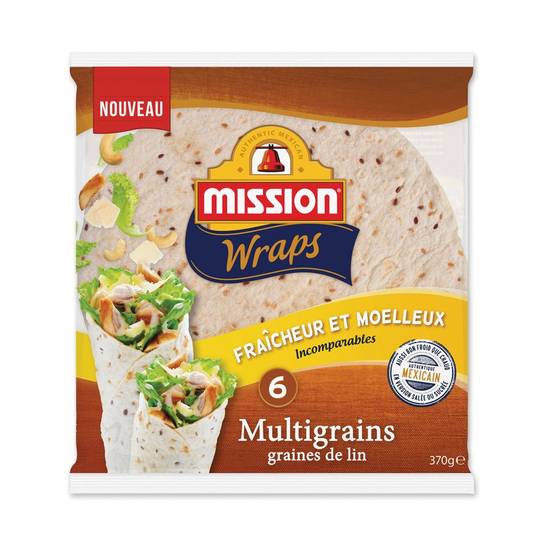 Tortilla de blé multigrains Mission 370g