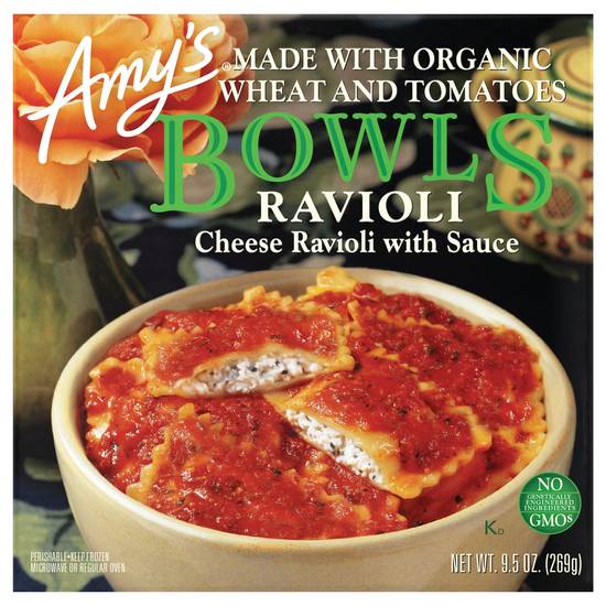 Amy's Bowls Cheese Ravioli With Sauce